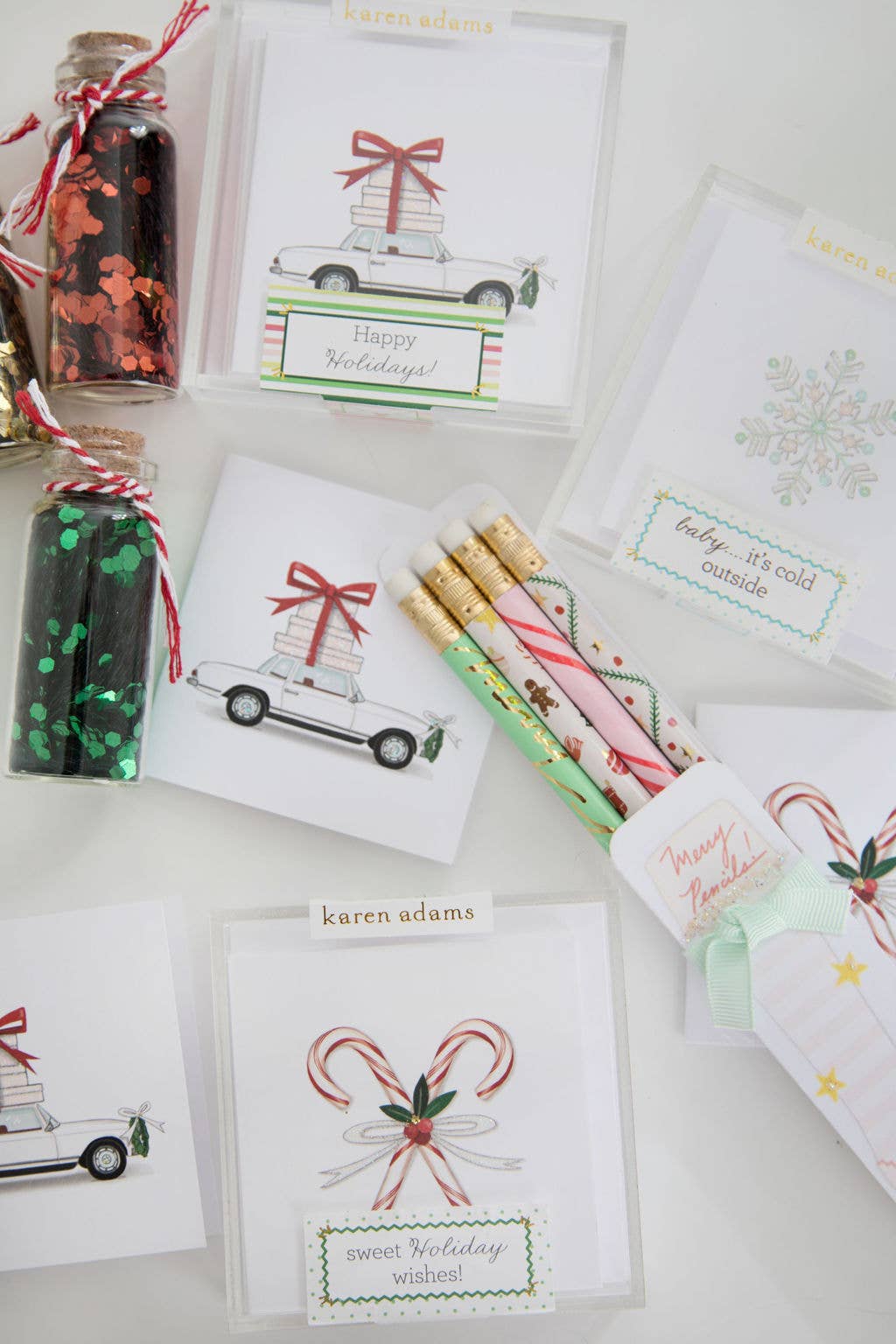 Karen Adams Designs - Wholesale Season's Greetings Card - Sweet Holidays Wishes Gift Enclosures1