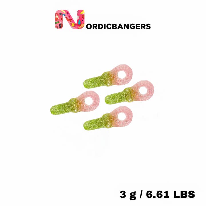 Nordicbangers - Swedish Candy - Wholesale Gummy - Svenskt Godis - Sura Vattenmelongodisar