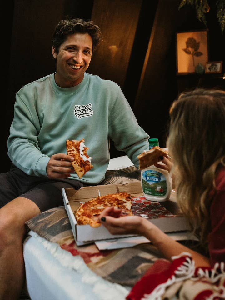 Stuck on Michigan - Wholesale Graphic Sweatshirt - Women's - The Original Pizza + Ranch Michigan© Crewneck