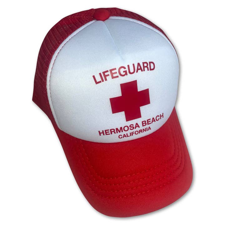 Sol Baby Hermosa Beach Lifeguard Trucker Hat for wholesale by Sol Baby