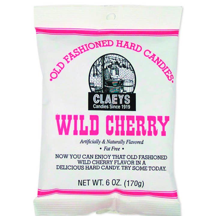 Nostalgic 1919 Old Fashioned Claey’s 🍒 Cherry Hard Candy for wholesale by O'Shea's Candies Sweet Shop