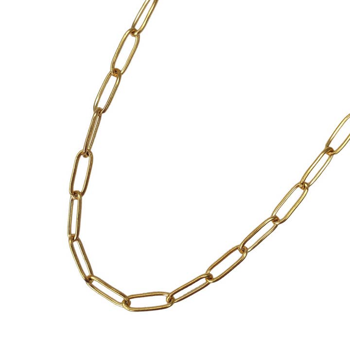 Collana Trombone in acciaio inossidabile per la vendita all'ingrosso da parte di Chez Paulette Barcelona