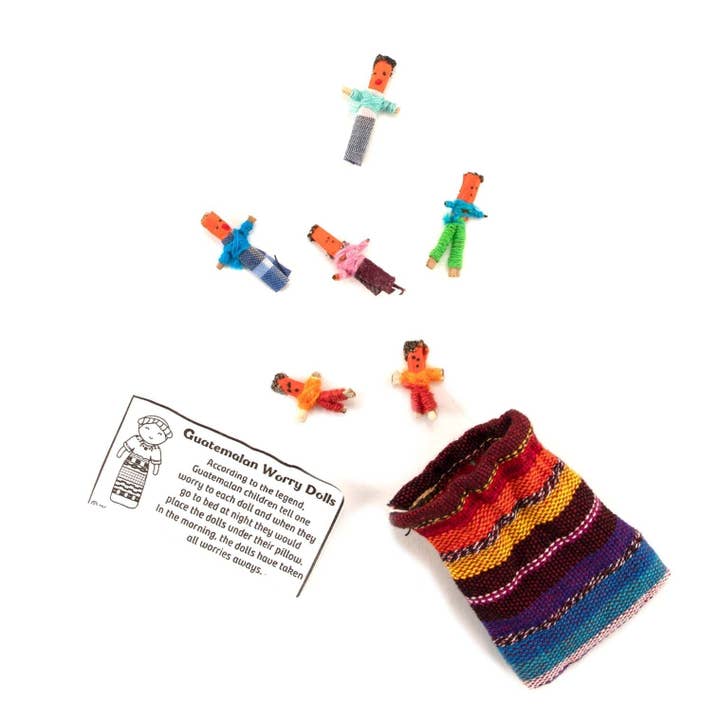Guatemalan Worry People in Bag for wholesale by Siesta