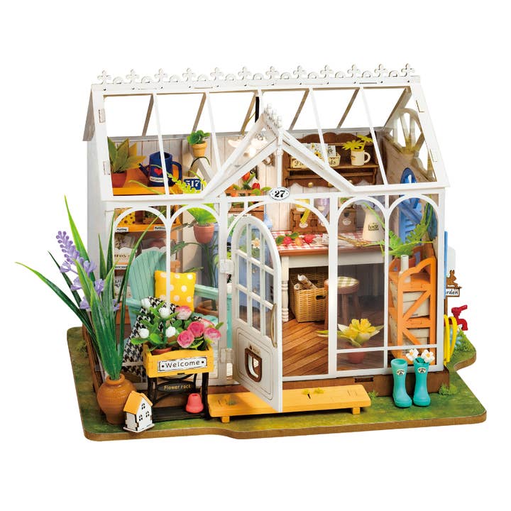 Hands Craft - Wholesale DIY Craft Kit - DIY Miniature House Kit: Dreamy Garden House1