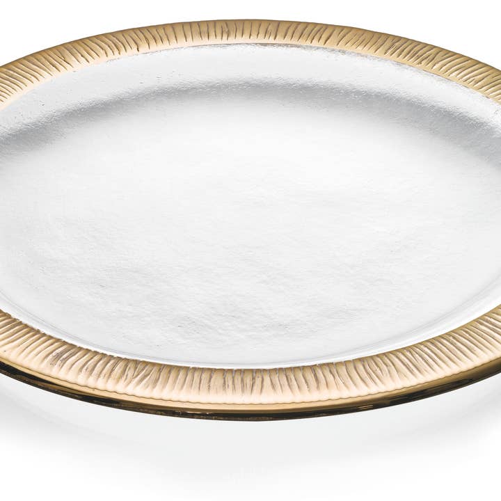 Dîner à Jeddah Assiette cm.38 Décoration Or pour la vente par IVV 1952