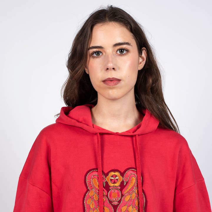 Colette Pink sweatshirt voor wholesale door Lo Neel