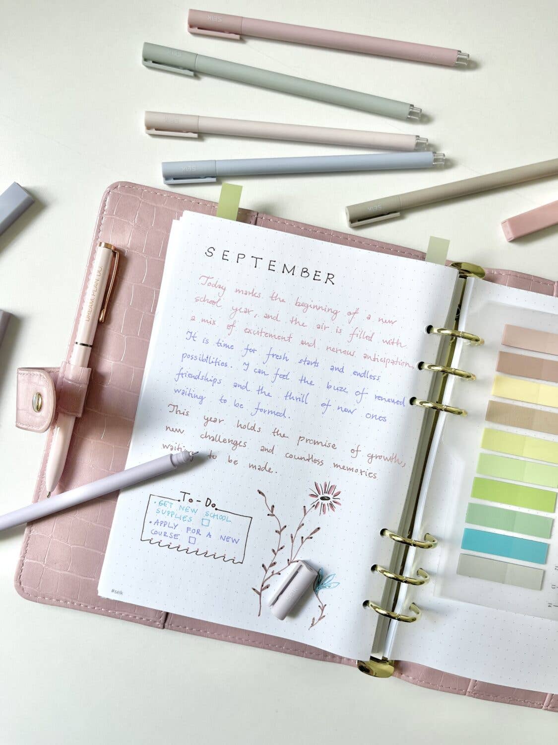 SEIK - Wholesale Pen - Happy pens - Highlight your adventures w/pastel colors 6pcs3