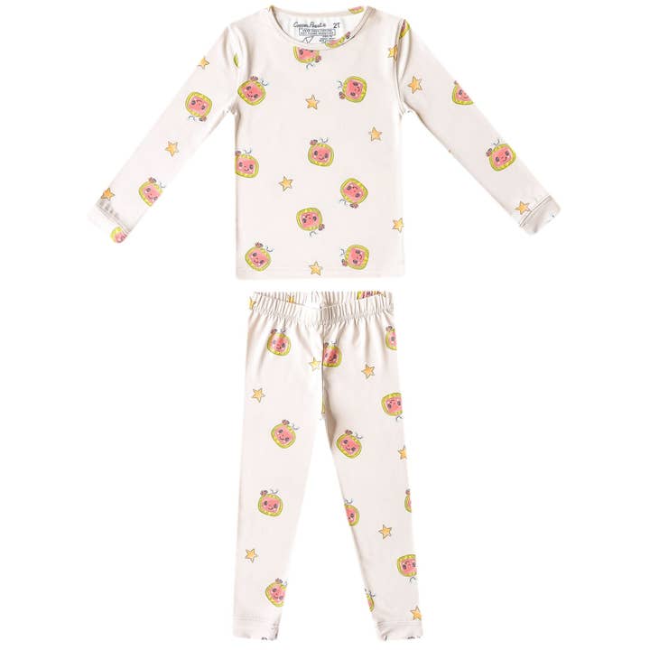 2pc Long Sleeve Pajama Set - CoComelon for wholesale by Copper Pearl