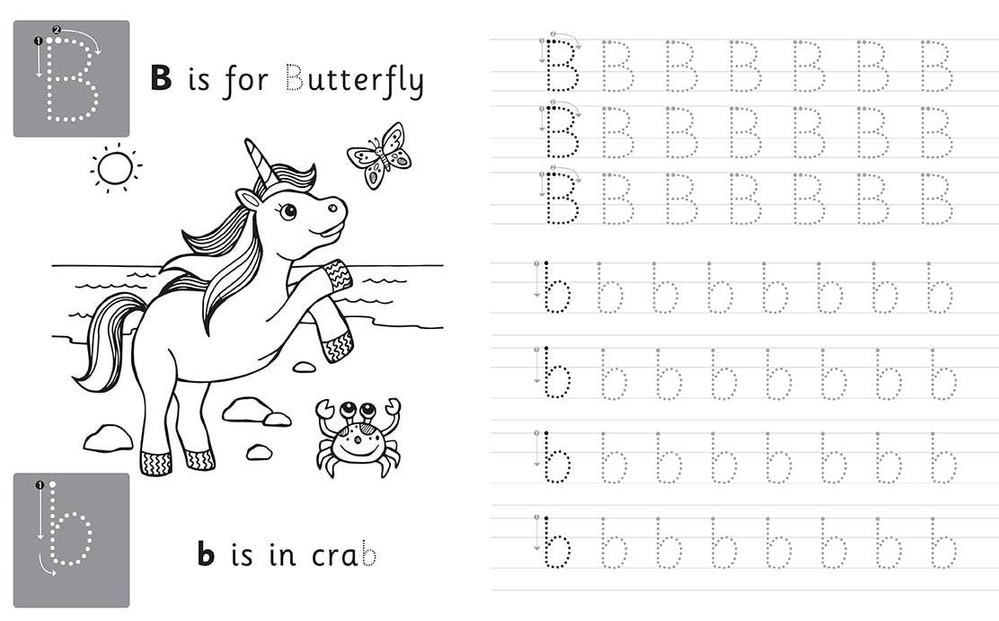 Insight Editions - #1 Pop Culture Publisher - Wholesale Coloring & Activity Book - Kids & Baby - Trace & Learn Handwriting Practice: Unicorn4