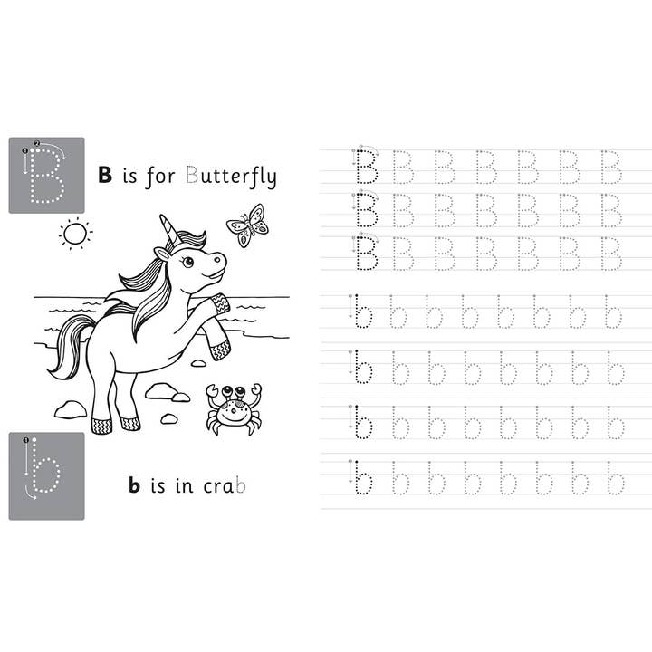 Insight Editions - #1 Pop Culture Publisher - Wholesale Coloring & Activity Book - Kids & Baby - Trace & Learn Handwriting Practice: Unicorn4