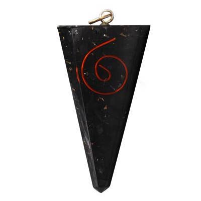 Orgone Pendant Triangle Shape-Shungite-Spiral for wholesale by Green Tree