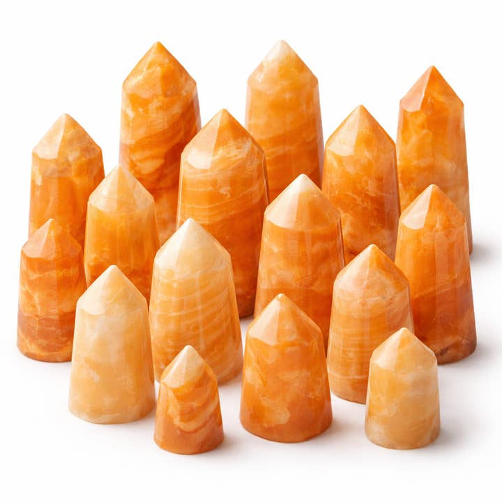 Kreateur Miami - Wholesale Spiritual Stone/Crystal - Mixed Crystal Towers & Points 20KG Lot – No Size Selection3