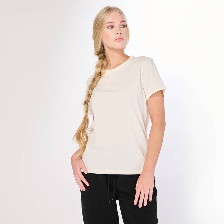 Camiseta de punto de peso medio para mujer 5007 para venta al por mayor de Toberman Group Inc