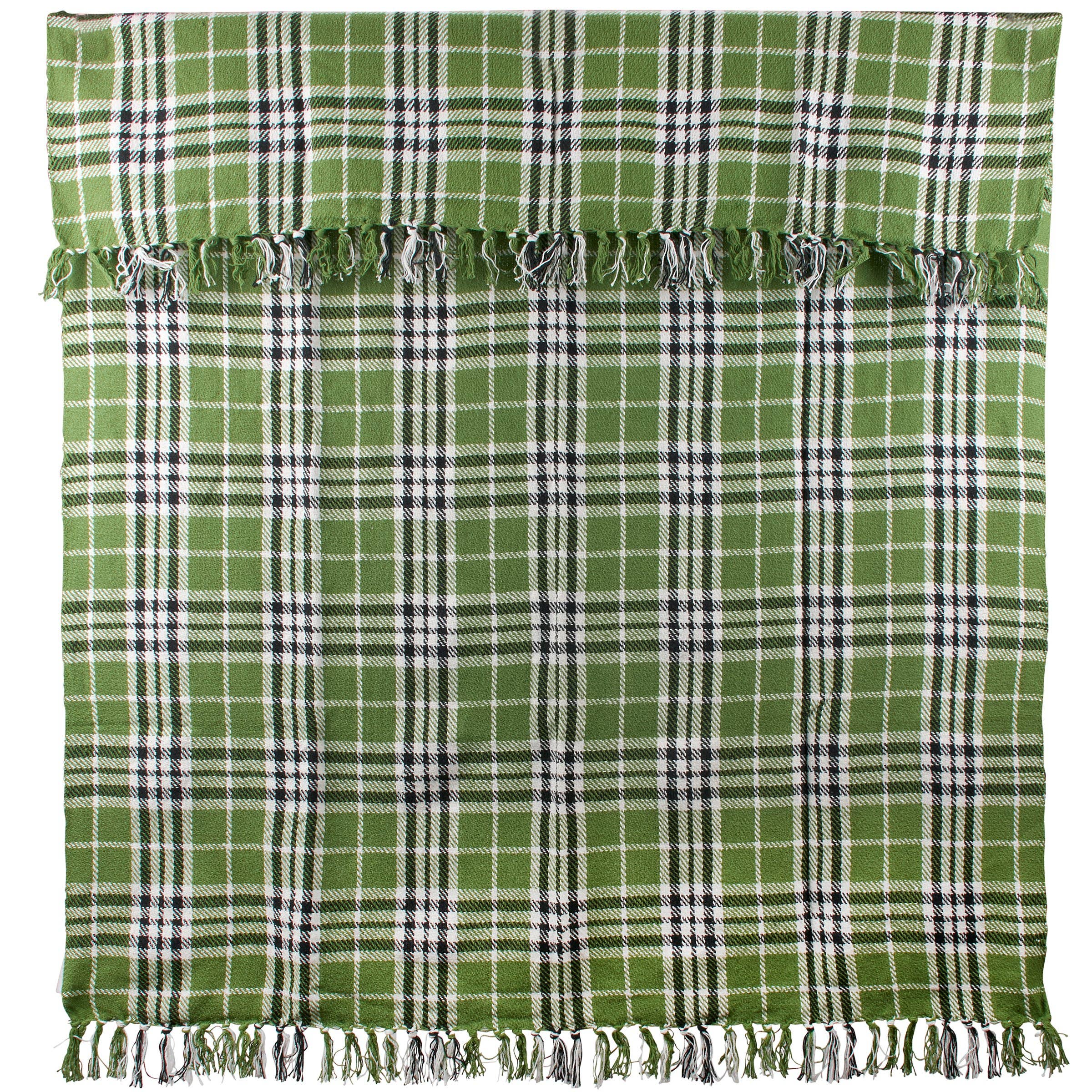 Primitives by Kathy - Wholesale Throw Blanket - Green Tartan Plaid Throw1
