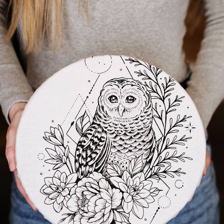 Bowl Cover / Floral Owl / Food Storage for wholesale by Your Green Kitchen