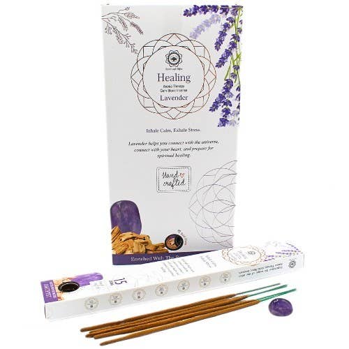 Green Tree Gemstone Incense Healing Lavender - Amethyst for wholesale by Green Tree