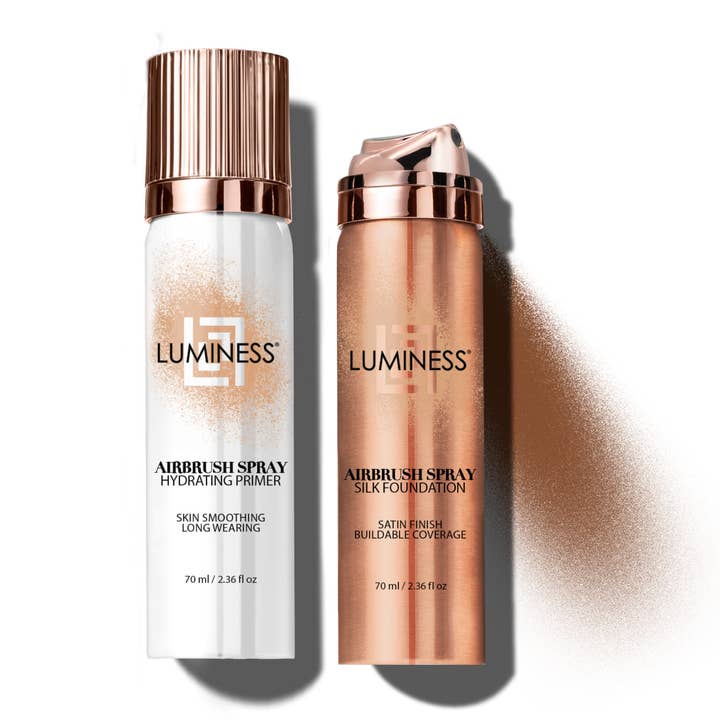 LUMINESS - Wholesale Face Makeup Primer - Airbrush Spray Silk Foundation & Hydrating Primer Kit43