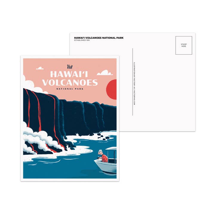 Hawai'i Volcano National Park Postcard for wholesale by Factory 43
