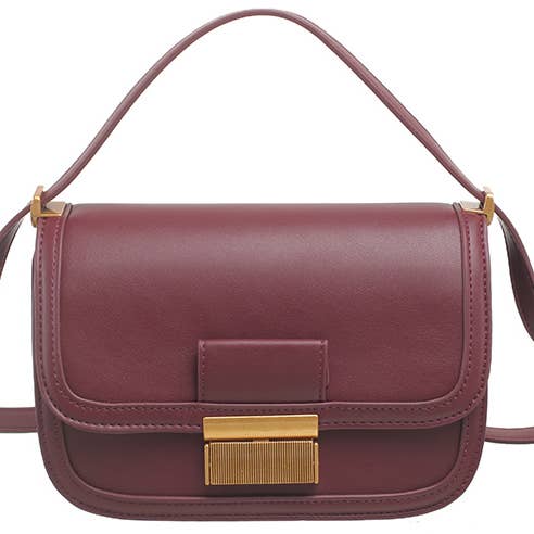 Bessie London – wholesale Crossbody bag – Women's – GOLD CLASP FLAP CORSSBODY BAG4