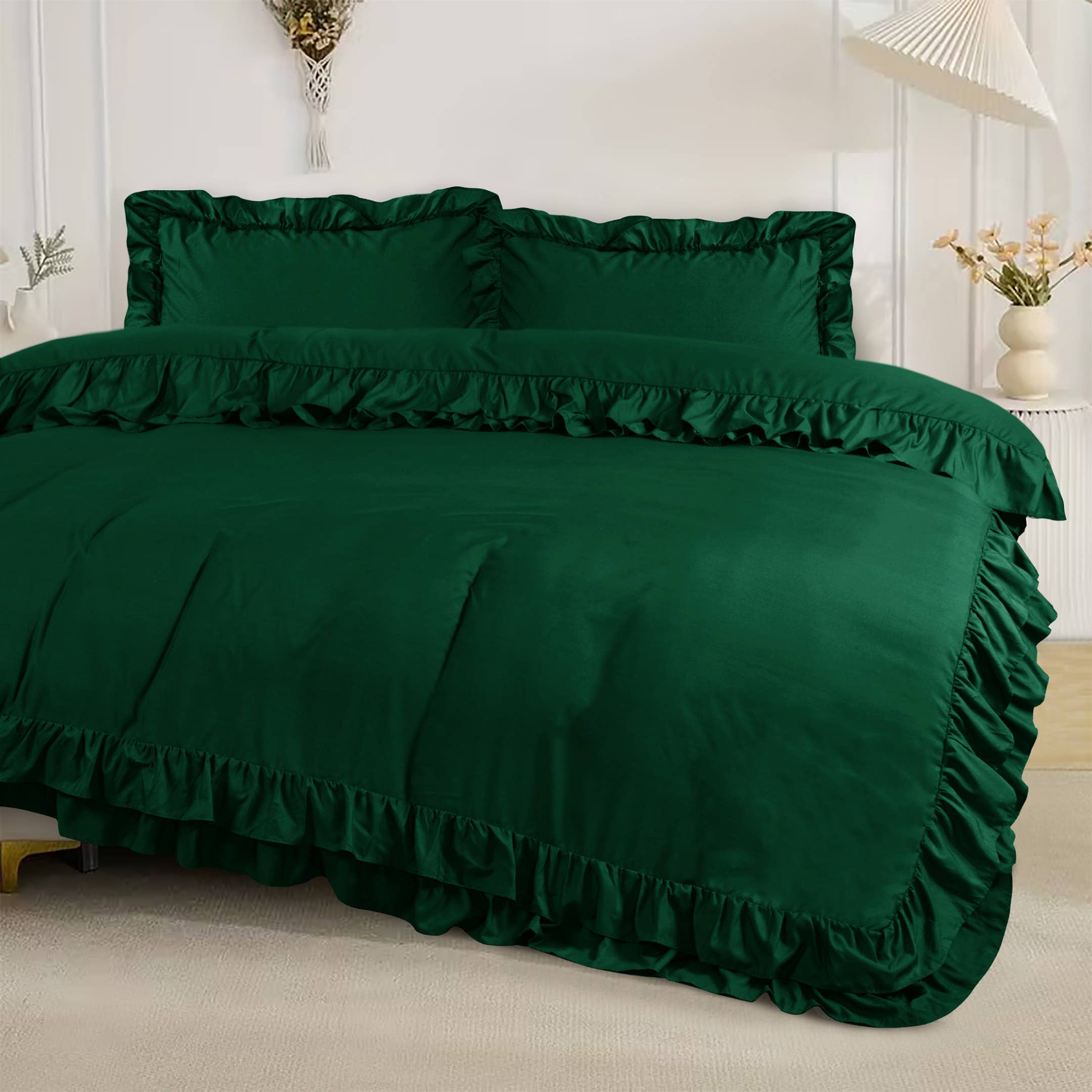 Cotton Passion - Wholesale Bedding Set - Duvet Cover Sets Frilled Duvet Set 3 Pcs Comforter Sets17