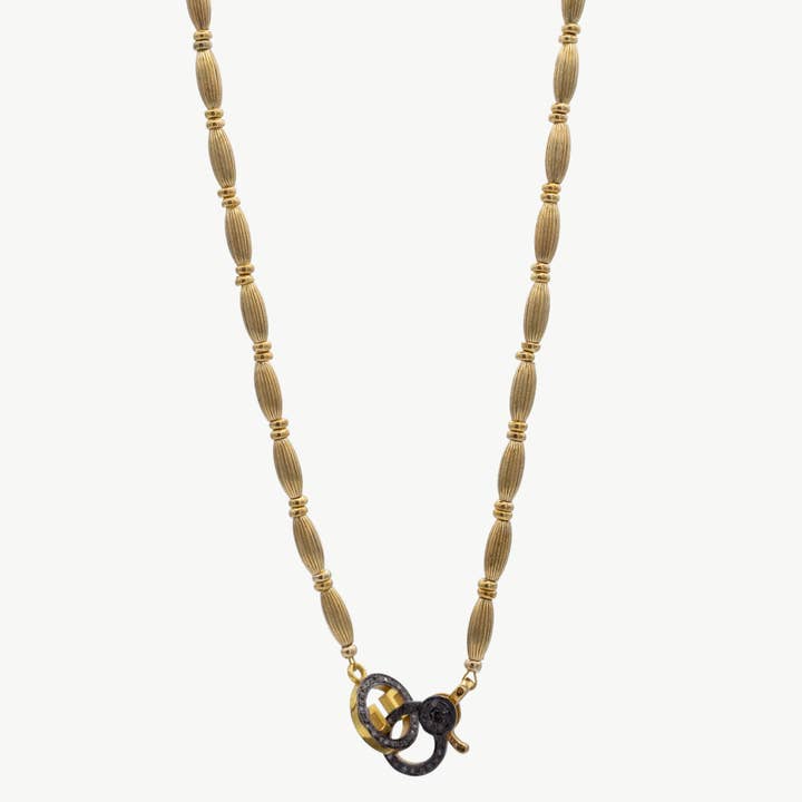 Harvest Jewels - Wholesale Beaded/Pearl Necklace - Nell Necklace - Gold-Filled - Two-Tone