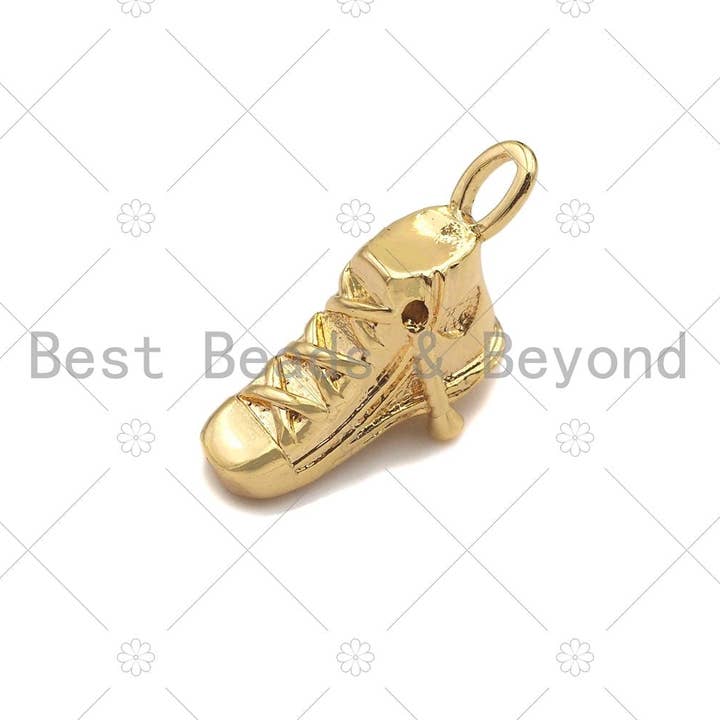 BestBeads&Beyond - Wholesale Individual Charm/Pendant - 14K Dainty Gold Converse Shoes Shape Pendant, SKU#ZX072