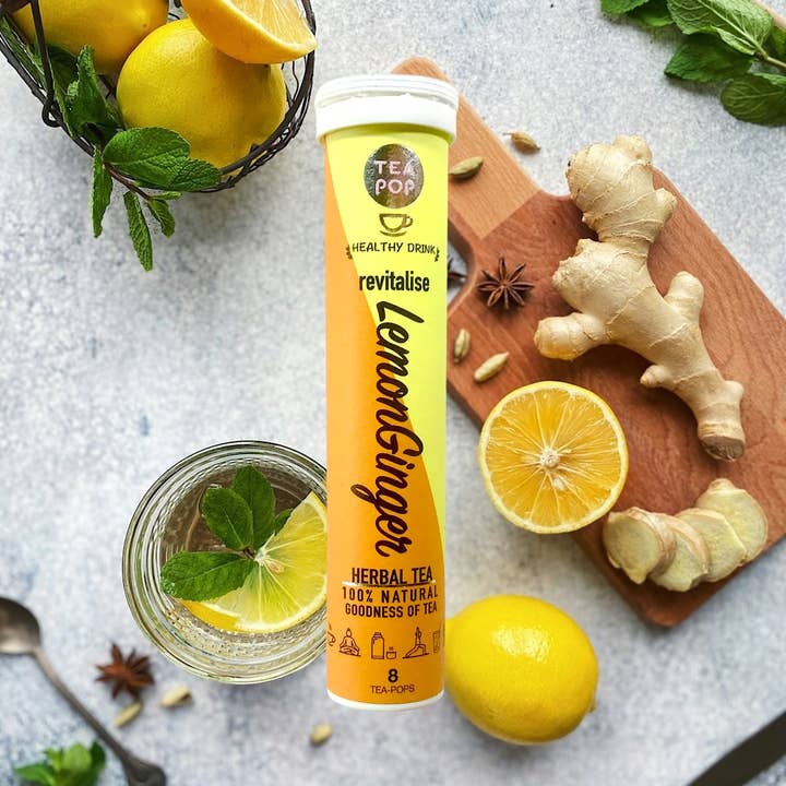 Northern Tea Company - Wholesale Health/Detox Tea - Lemon Ginger Tea-Pop | Natural Herbal Blend | Caffeine-Free 3