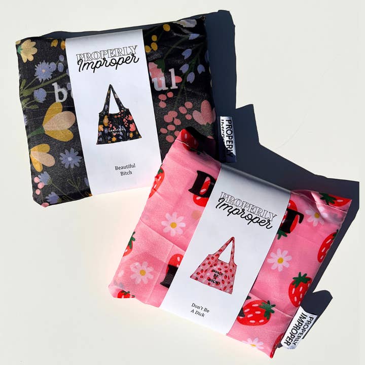 Properly Improper - Wholesale Tote Bag - Women's - Reusable Nylon Tote Bag