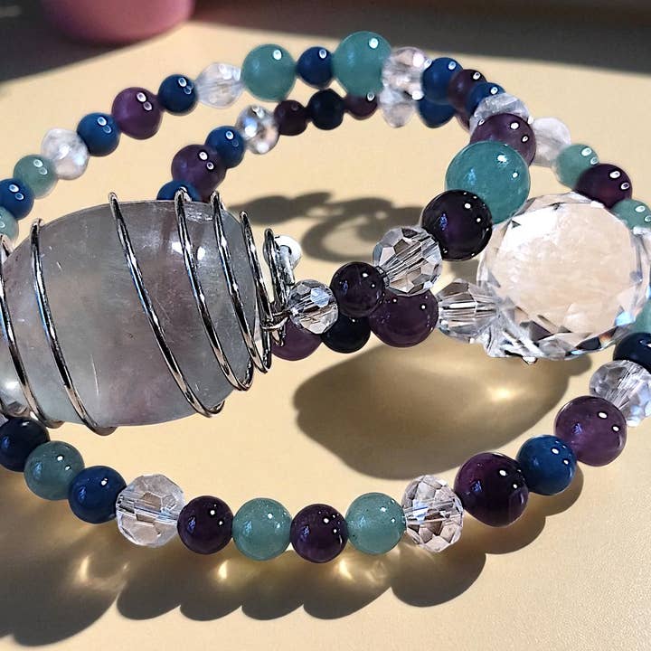 Funky Aura Boutique - Wholesale Suncatcher - Funky Spiral Sun Catchers - 3 sizes2