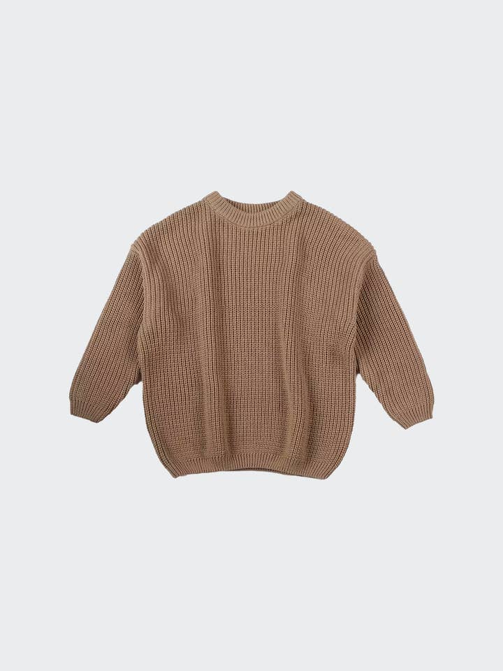 Chestnut | Knitted Sweater for wholesale by Kambia Kids