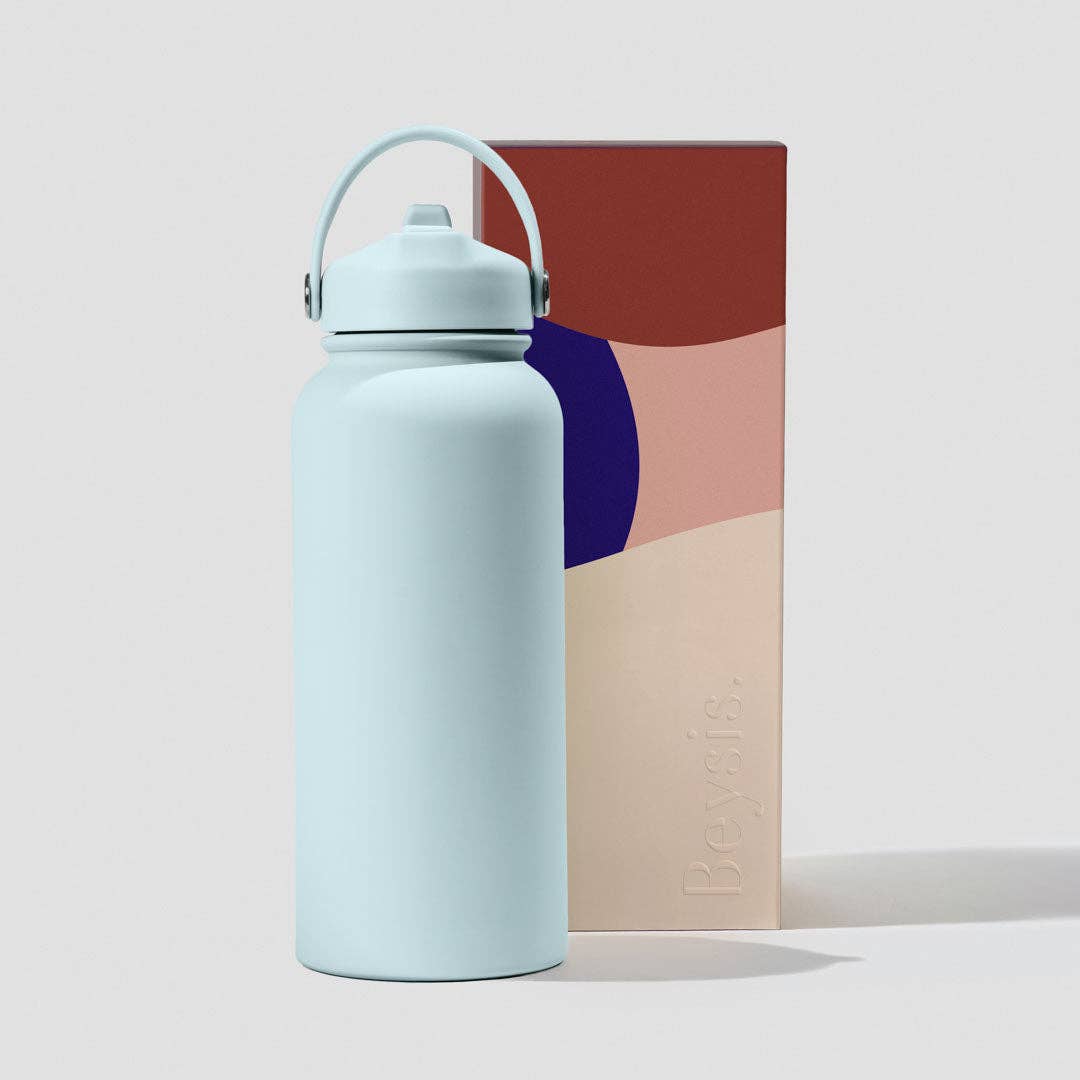 Beysis – wholesale Vattenflaska – 30,5 oz / 900 ml flaska med sugrör24