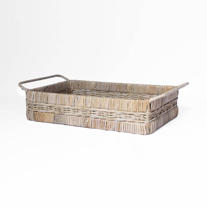 Wicker Serving Tray for wholesale by Basketly