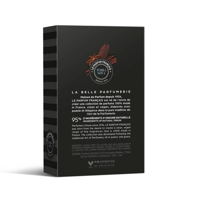 Le Parfum Français - Distributed by Scents of Europe - Wholesale Perfume/Eau de Toilette - TERRA NOVA Eau de Toilette 3.5 floz