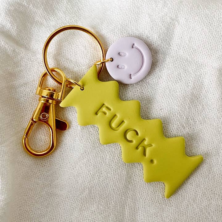 Fuck Keychain for wholesale by Meadow & Mae