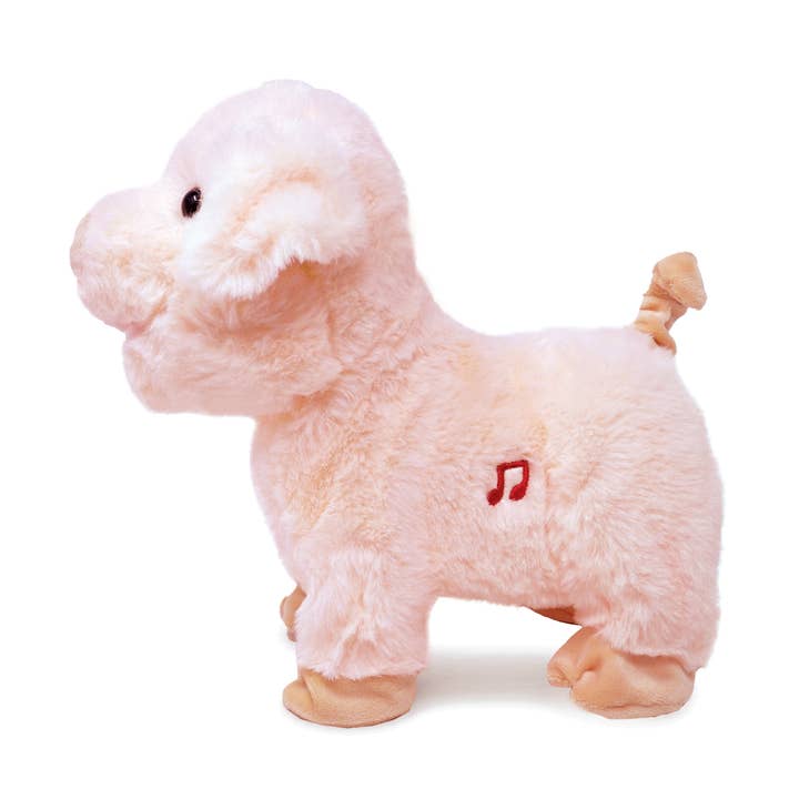 Cuddle Barn, Inc. - Wholesale Stuffed/Plush Toy - Kids & Baby - Barnyard Buddies - Pig (Cute Walking Singing Barn Toy)