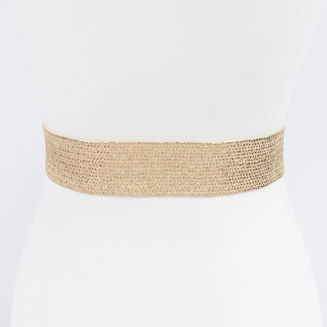 3AM BY H&D ACCESSORIES - Wholesale Belt - Women's - Faux Straw Elastic Belt10