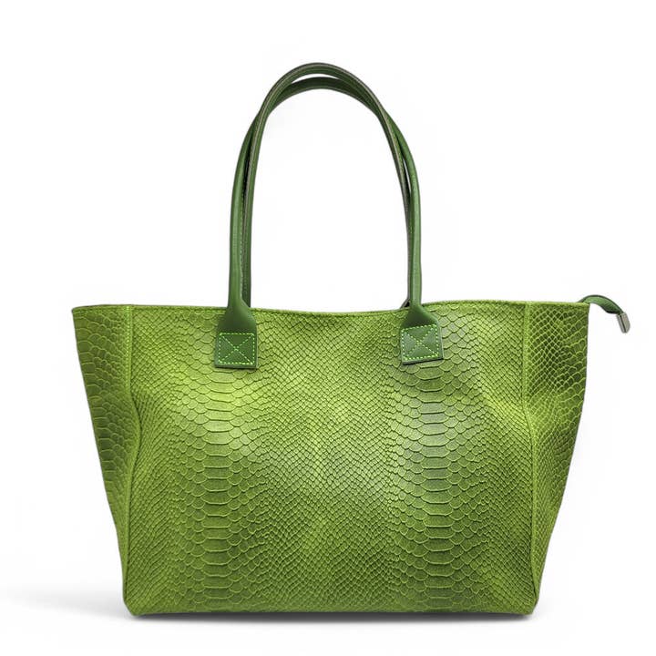 ZEEN - Wholesale Shoulder Bag - Women's - LOLA Verde Prato leather bag2