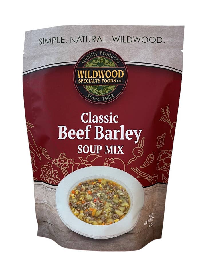 Classic Beef Barley Soup Mix for wholesale by Wildwood Specialty Foods