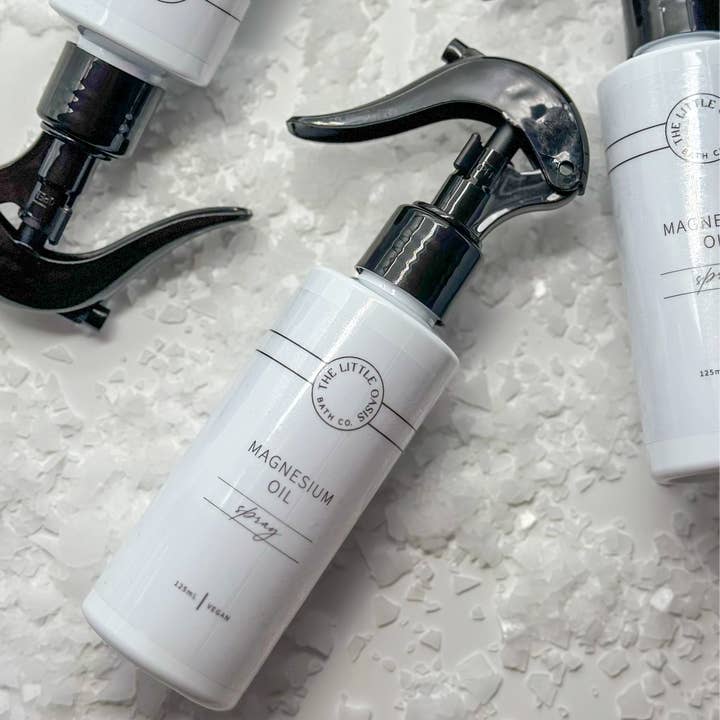 Magnesium Oil Spray – Pure & Natural for wholesale by The Little Oasis Bath Co.