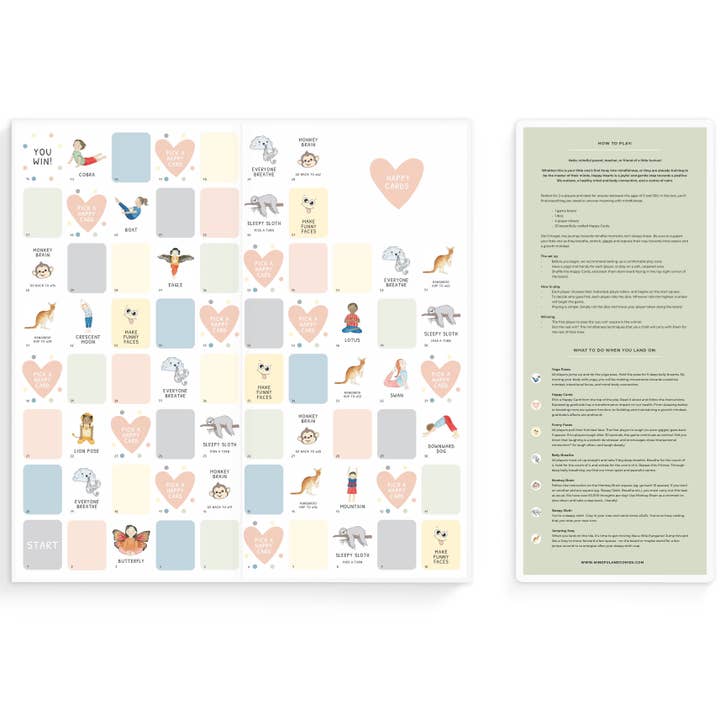 Mindful and Co Kids USA - Vente Jeux de société - Jeu de société Happy Hearts3