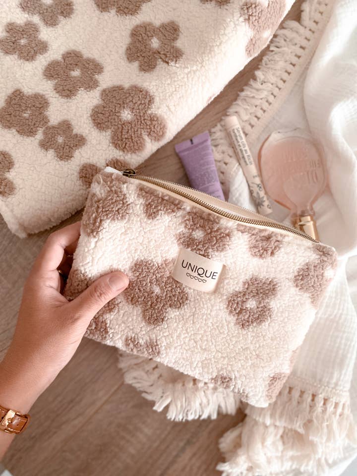 Bolso de peluche / bolso plano para venta al por mayor de lamaisonjs