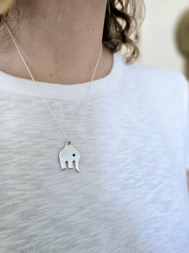 Olifant Hanger - Vintage Gerecycleerde Vork voor wholesale door Wandering Tulips