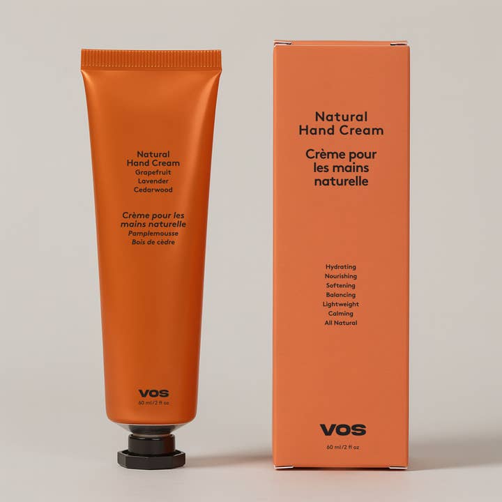 Natural hand cream - Grapefruit & Cedarwood for wholesale by VOS BODY