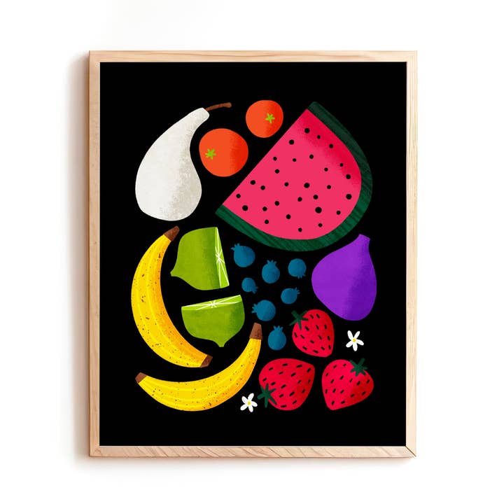 Fruit Print for wholesale by Hideaway House Studio