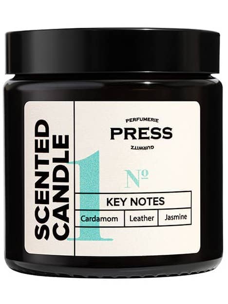 Velas perfumadas № 1 Cardamon, Cuero, Jazmín para venta al por mayor de Press Gurwitz Perfumerie
