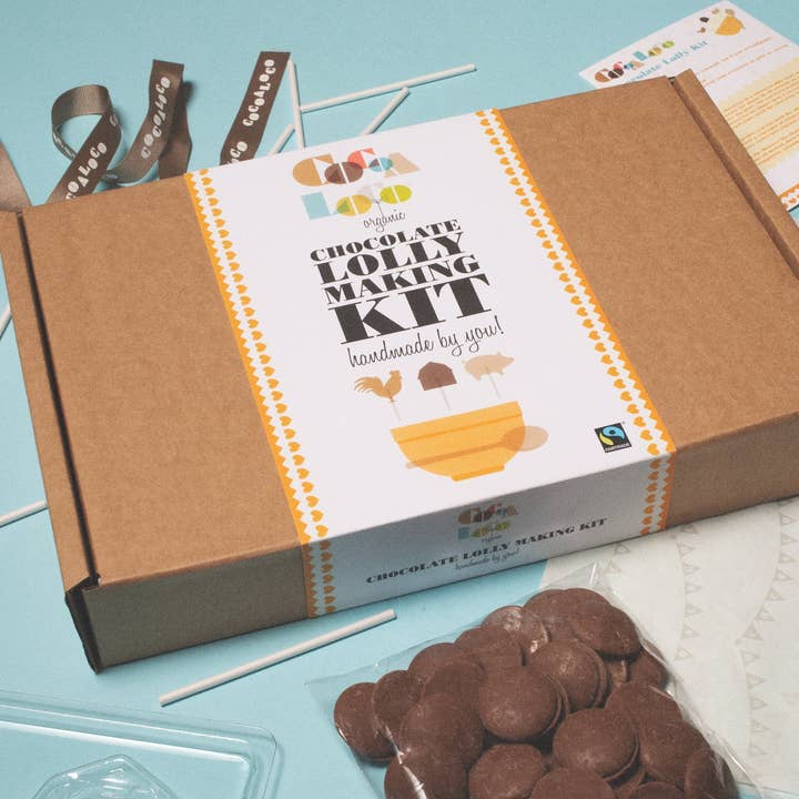 Cocoa Loco - Wholesale Chocolate - Milk Chocolate Lolly Making Kit – 250g
