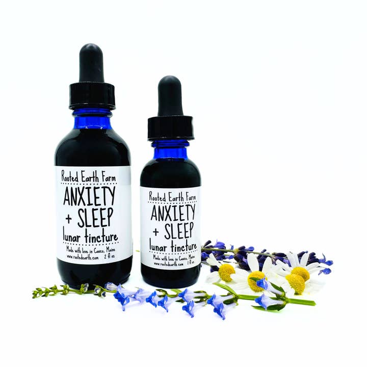 Rooted Earth Farm + Apothecary - Wholesale Tincture - Anxiety and Sleep Tincture - 2 Size Options7