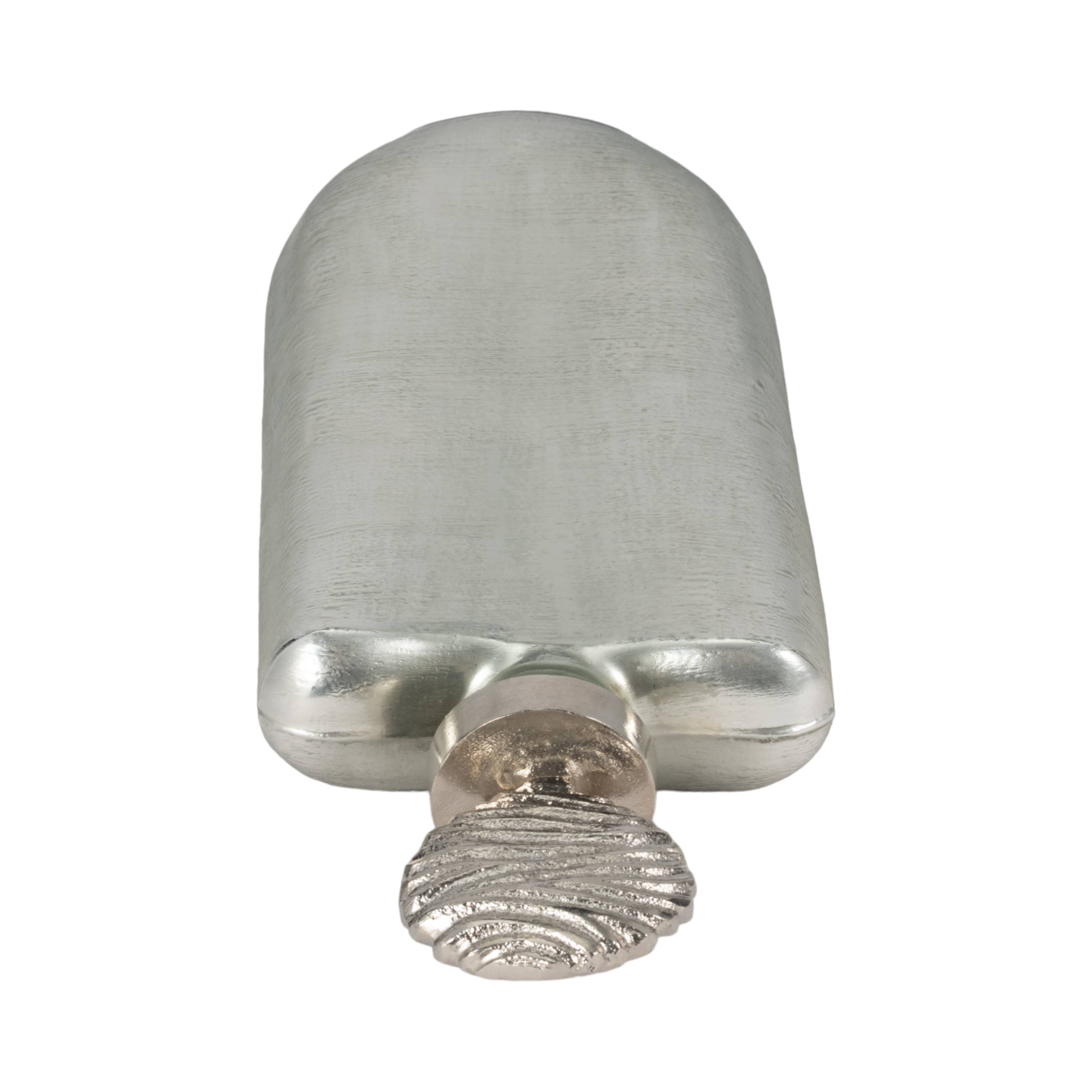 Sagebrook Home - Wholesale Decorative Jar - Glass Metallic Decorative Jar Orb Topper - Silver, 16 in.7