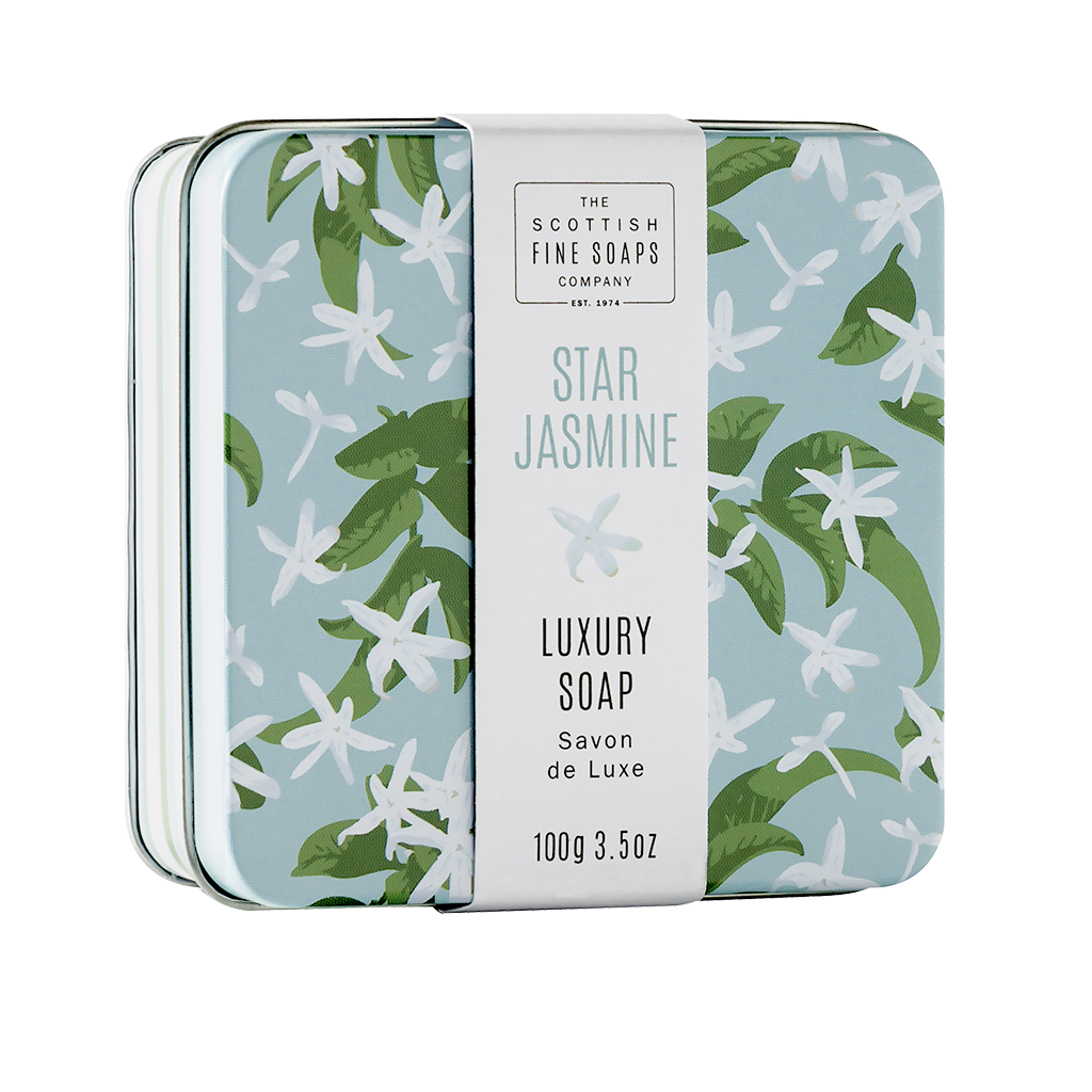 McArdle & Co - Wholesale Bar Soap - Star Jasmine Soap in Tin 100g0