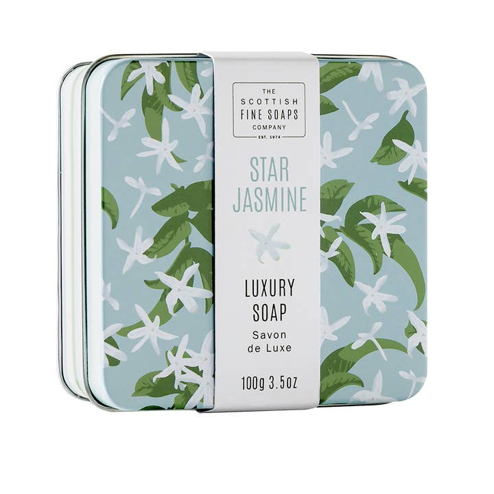 McArdle & Co - Wholesale Bar Soap - Star Jasmine Soap in Tin 100g